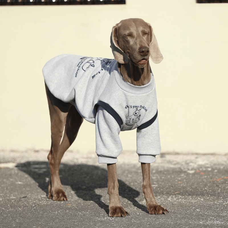 Breathable Cotton Big Dog Hoodie