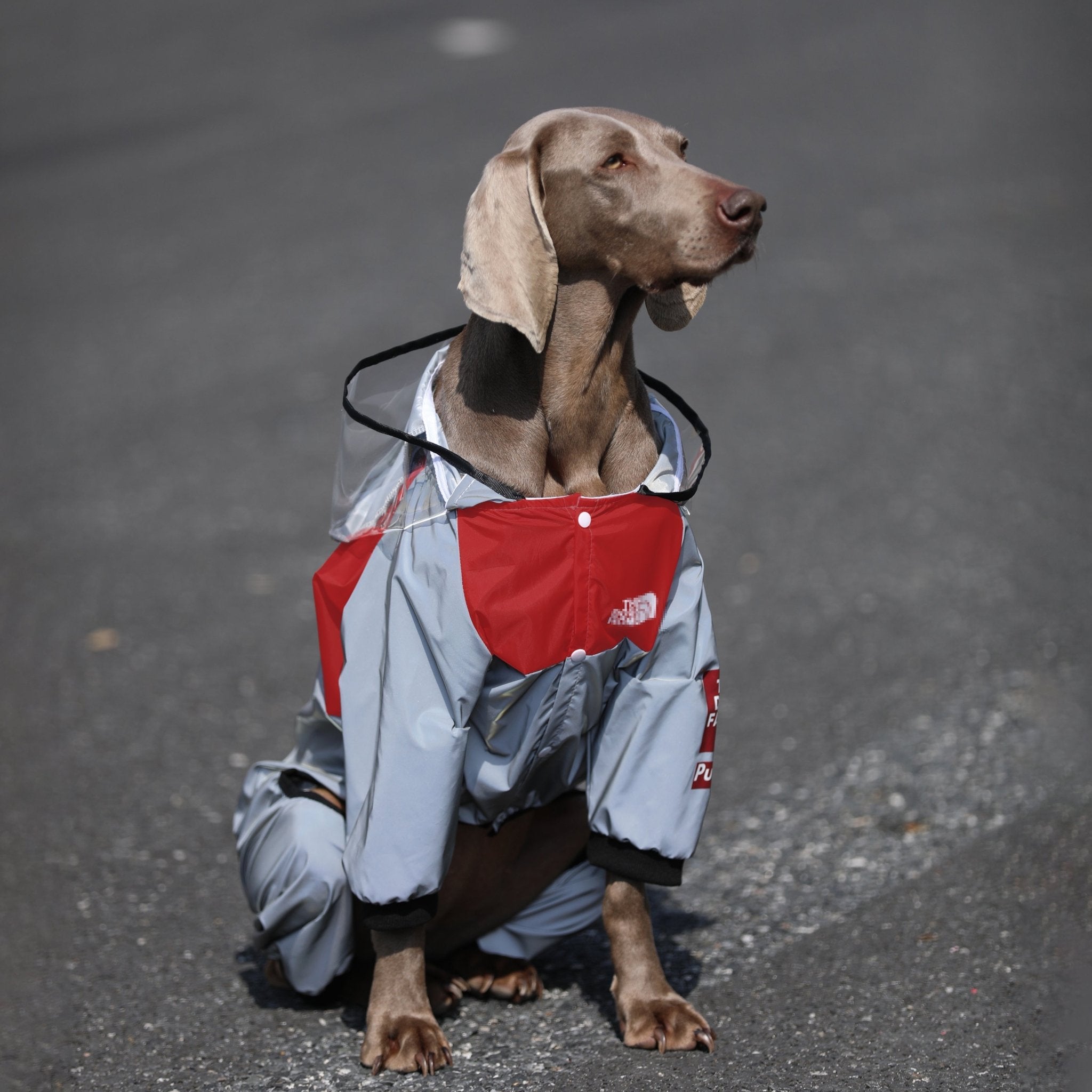 Waterproof Big Dog Raincoat Hoodie