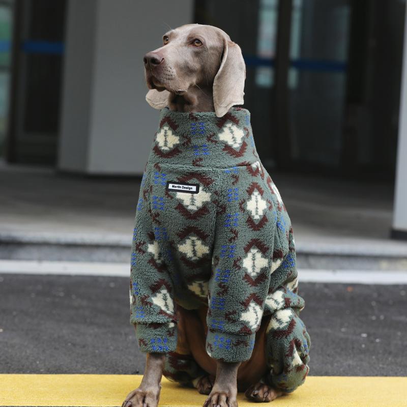 Warm Big Dog Fleece Hoodie