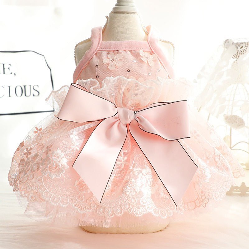 Flowy Lace Dog Princess Dress