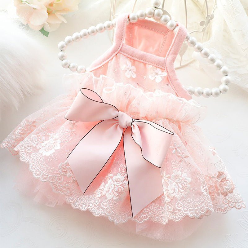 Flowy Lace Dog Princess Dress