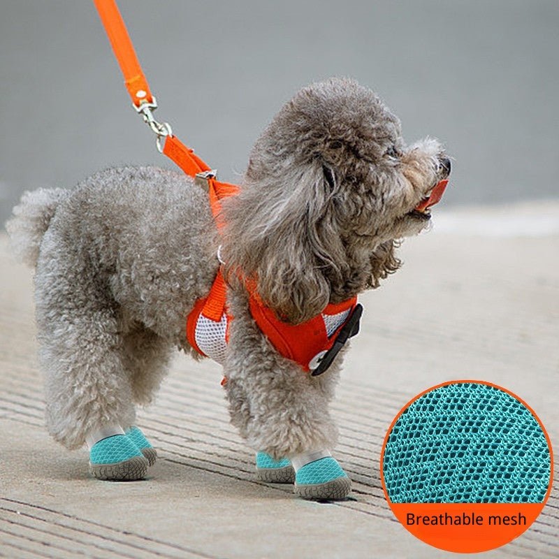 Breathable Mesh Dog Shoes Boots