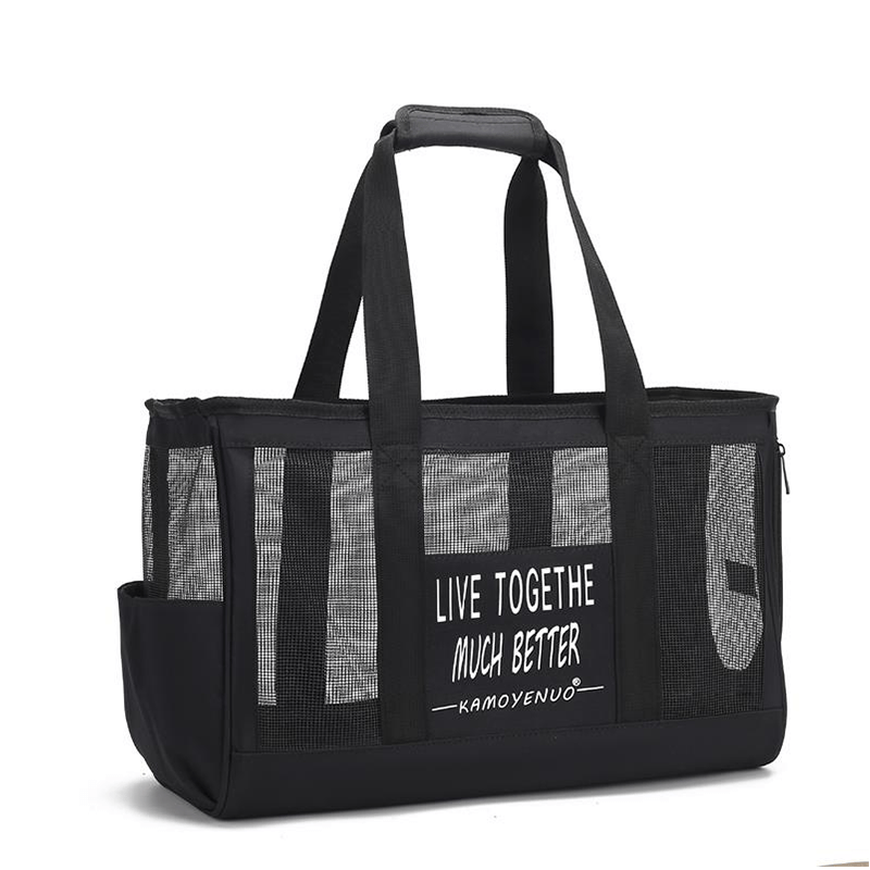Breathable Mesh Dog Travel Carrier Tote