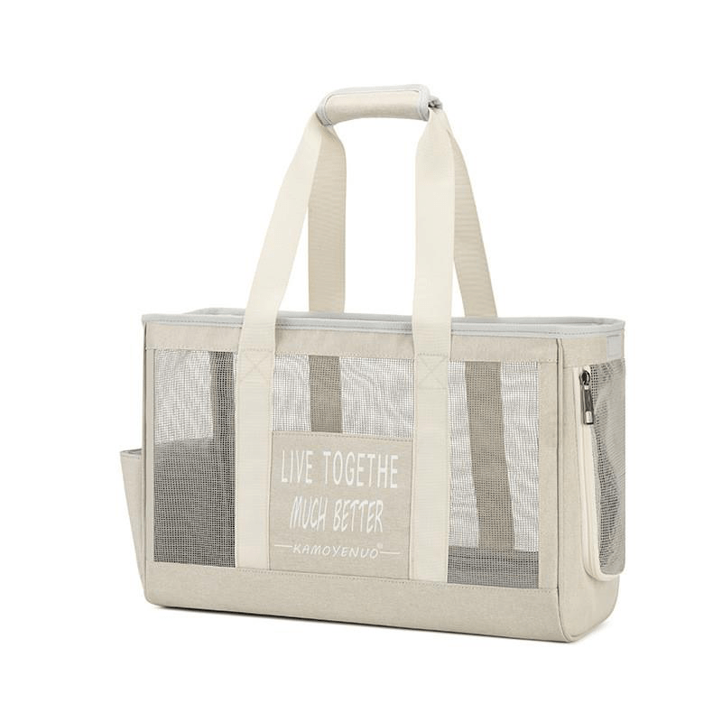 Breathable Mesh Dog Travel Carrier Tote