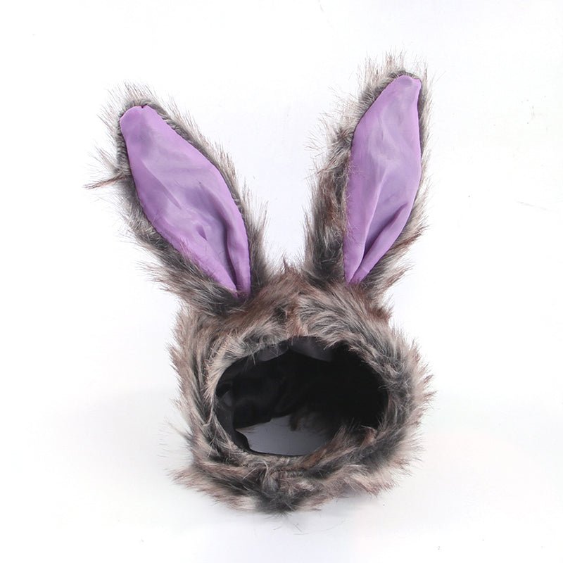 Luxurious Plush Bunny Ear Pet Hat