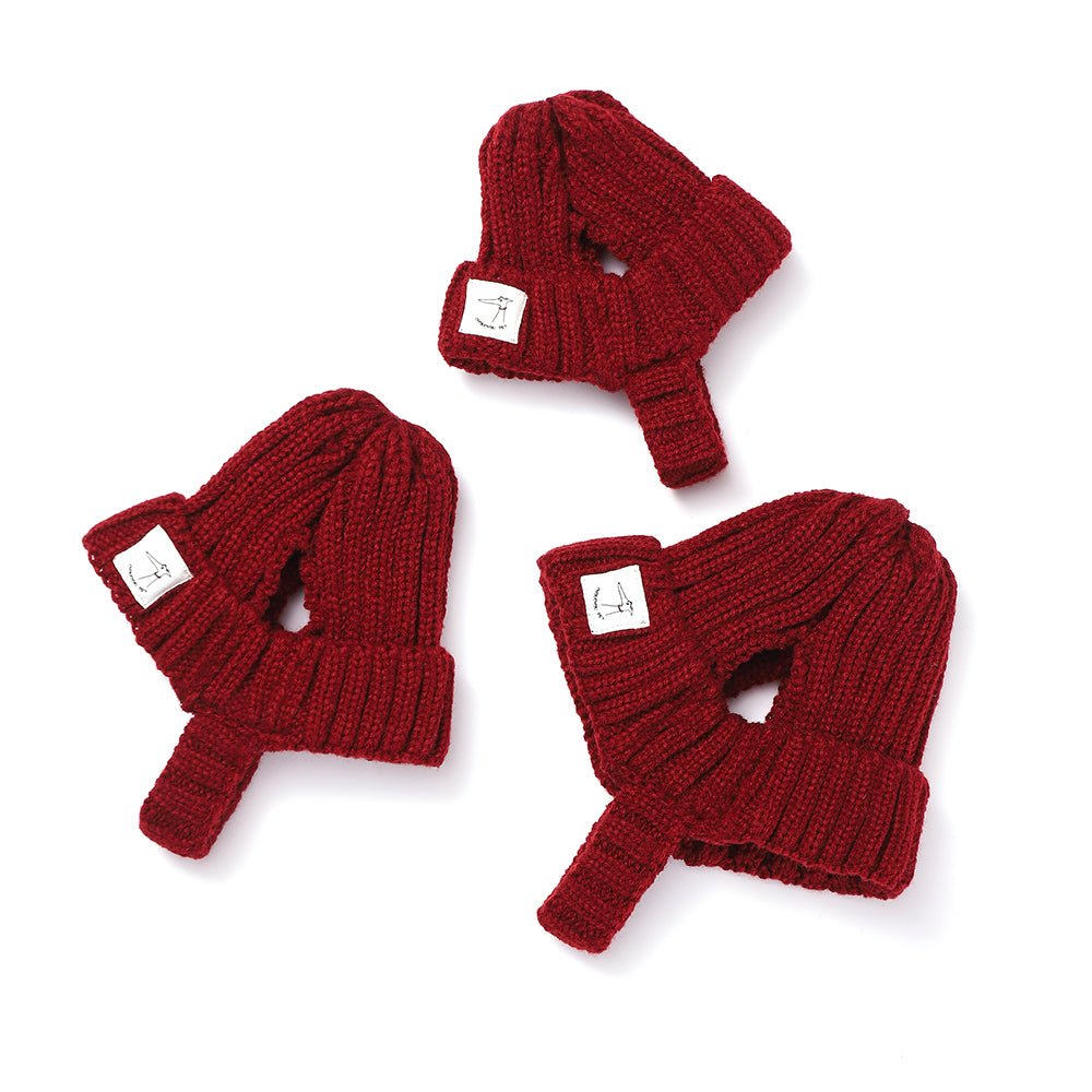 Warm Knitted Dog Cat Hat