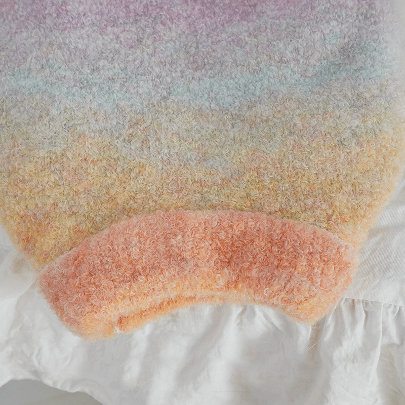 Rainbow Knitwear Dog Sweater Warm