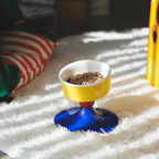 Adjustable Ceramic Dog Food Bowl