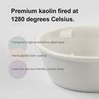 Adjustable Ceramic Dog Food Bowl