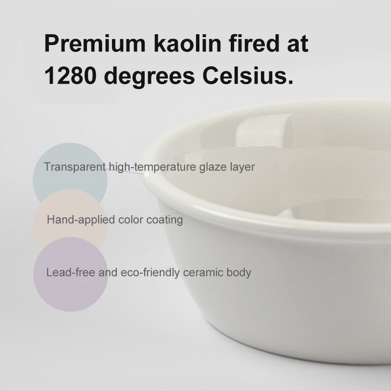 Adjustable Ceramic Dog Food Bowl