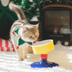 Adjustable Ceramic Dog Food Bowl