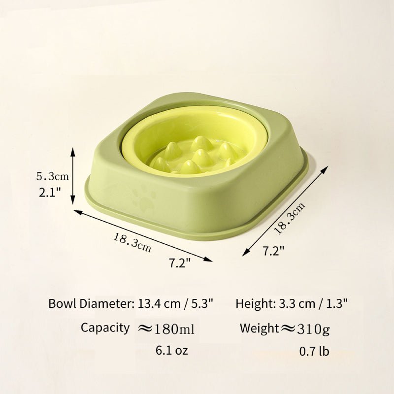 Ceramic Slow Feeder Dog Bowl