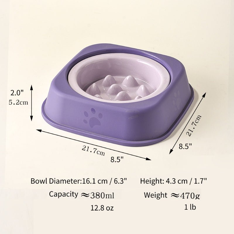 Ceramic Slow Feeder Dog Bowl