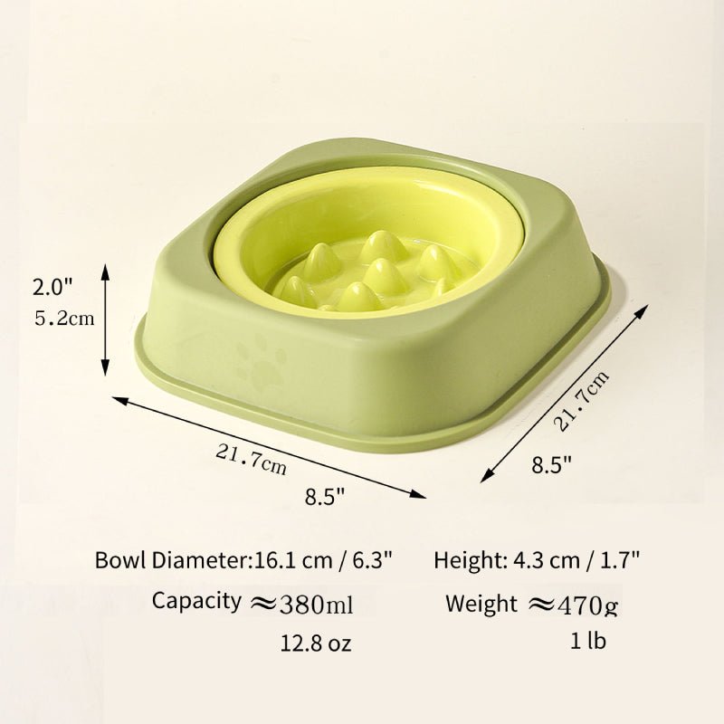 Ceramic Slow Feeder Dog Bowl