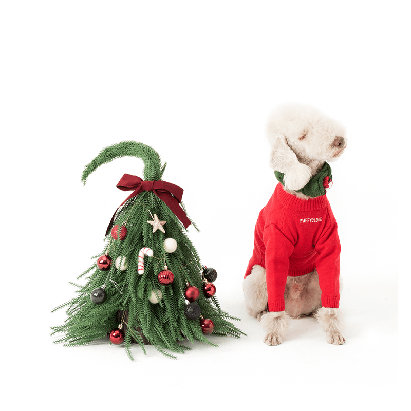 Cozy Christmas Bedlington Terrier Sweater