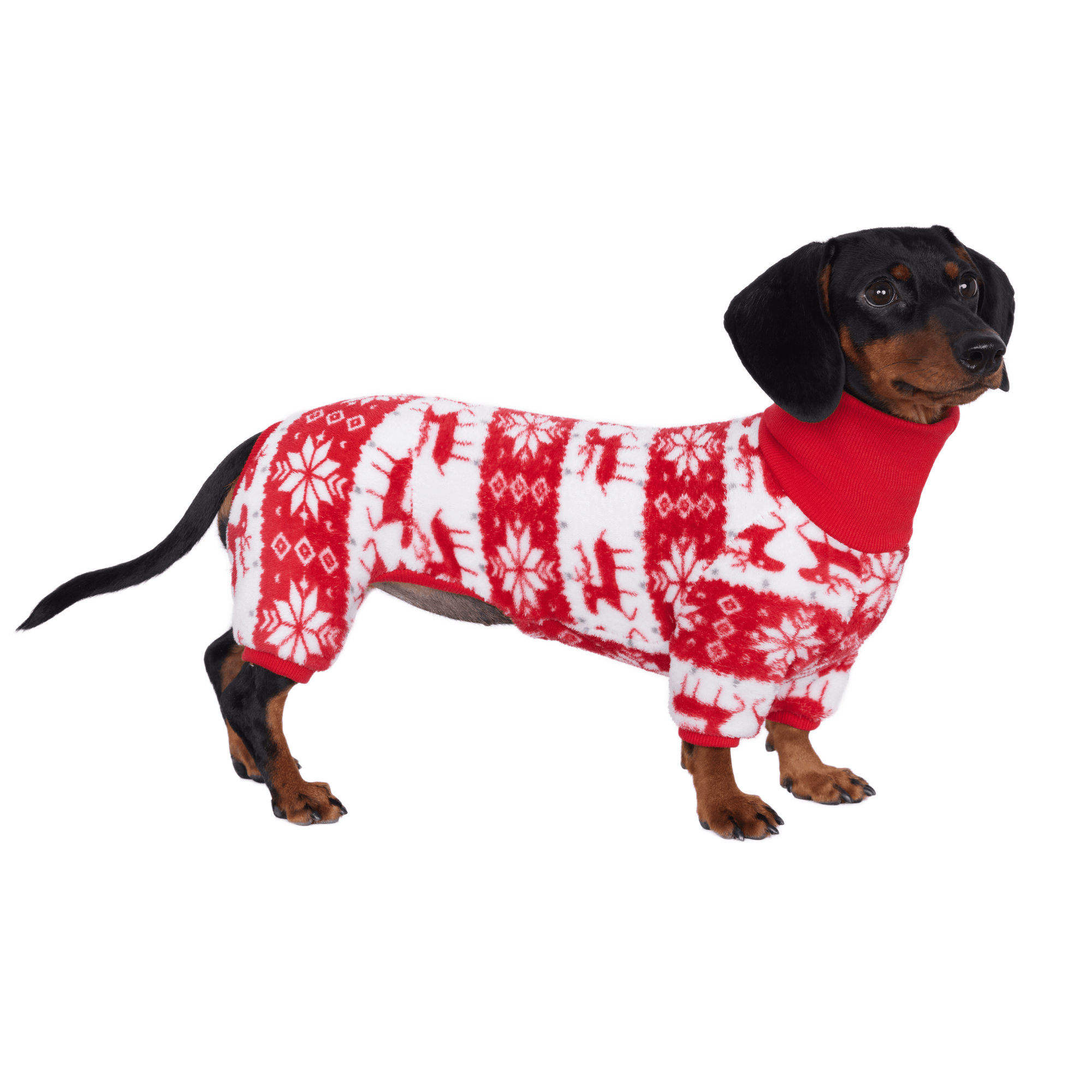 Cozy Christmas Dachshund Dog Onesies