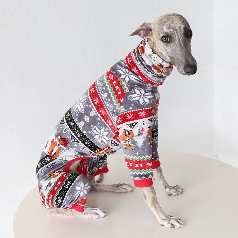 Christmas Onesie for Italian Greyhound Whippet Dog Clothes