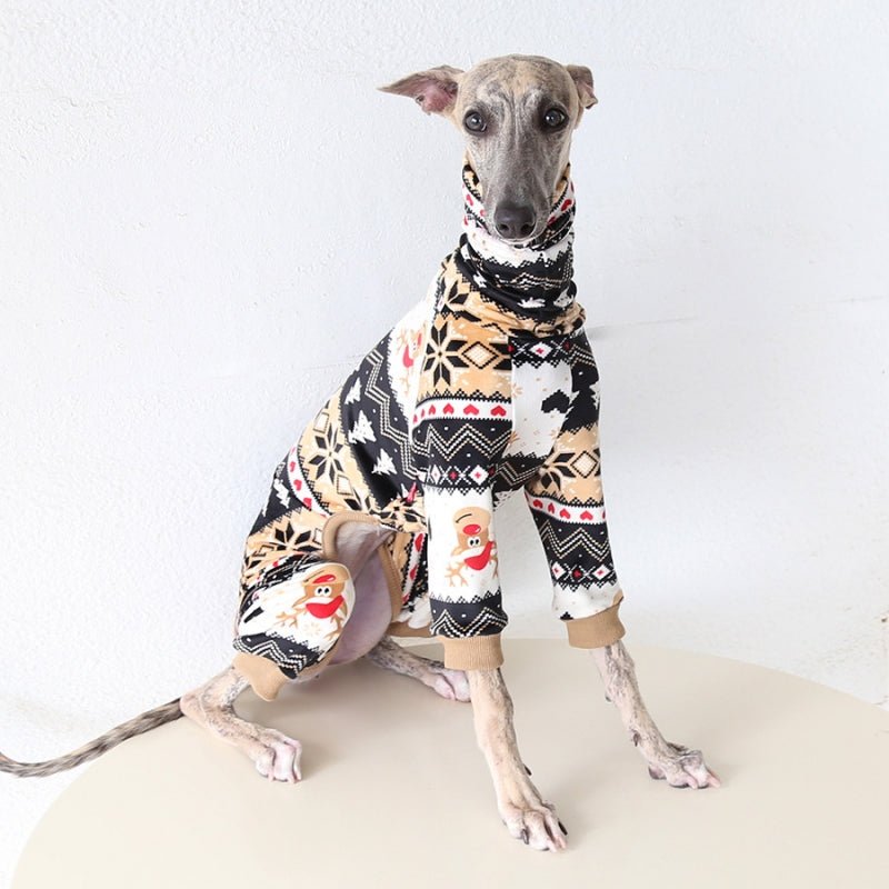Christmas Onesie for Italian Greyhound Whippet Dog Clothes