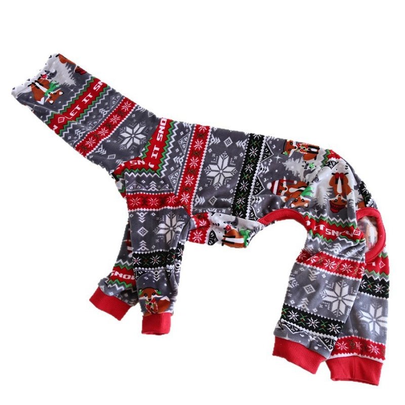 Christmas Onesie for Italian Greyhound Whippet Dog Clothes