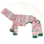Christmas Red Onesie for Italian Greyhound Whippet Dog Clothes