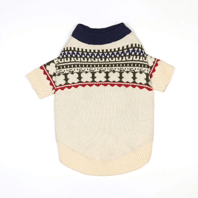 Warm Wool Dog Christmas Sweater