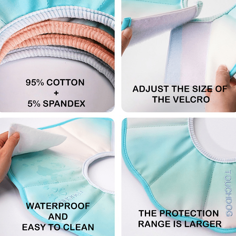 Breathable Cotton Recovery Collar Cats Dogs