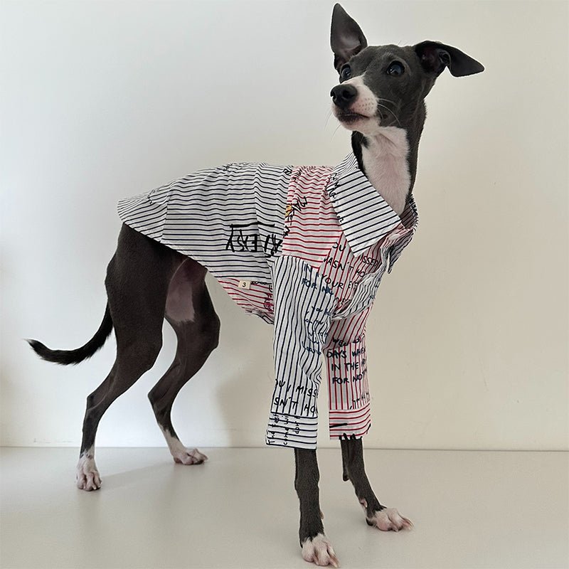 Fashionable Italian Greyhound Cotton Shirt