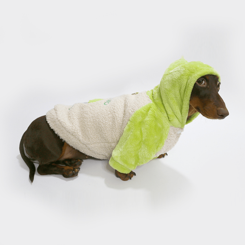 Cozy Fleece Dachshund Dog Hoodie