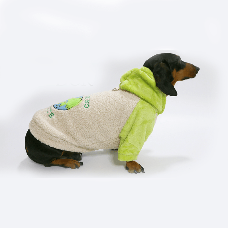 Cozy Fleece Dachshund Dog Hoodie