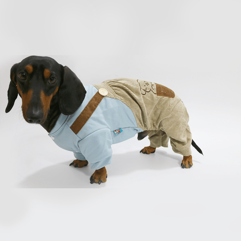 Lightweight Dachshund Dog Onesies Overalls