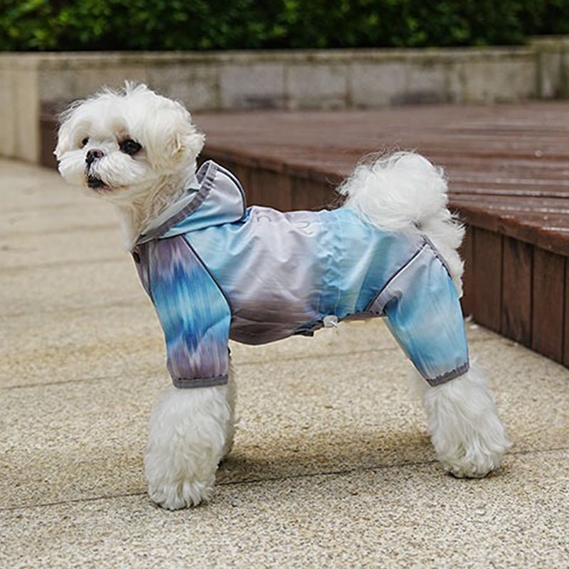 Waterproof Dog Raincoat Reflective Waistband