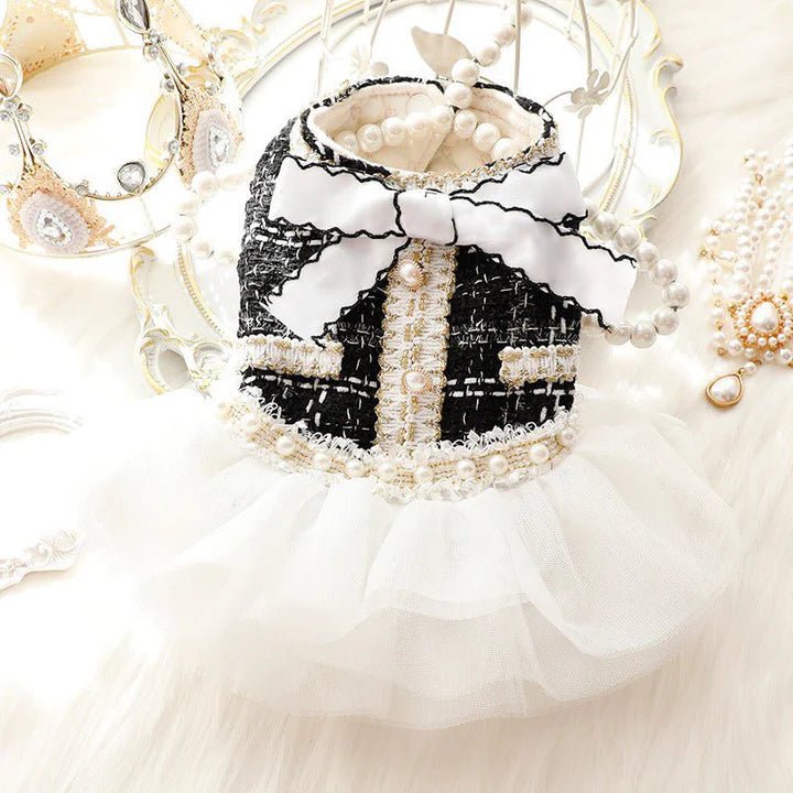Pearl Embellished Luxury Dog Dress