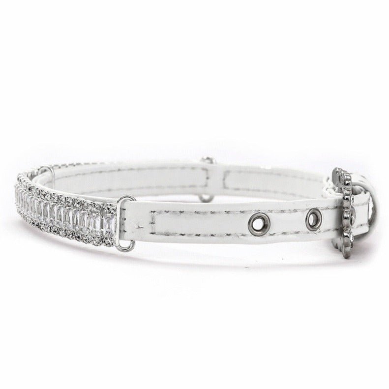 Diamond Pearl Dog Cat Luxury Collar