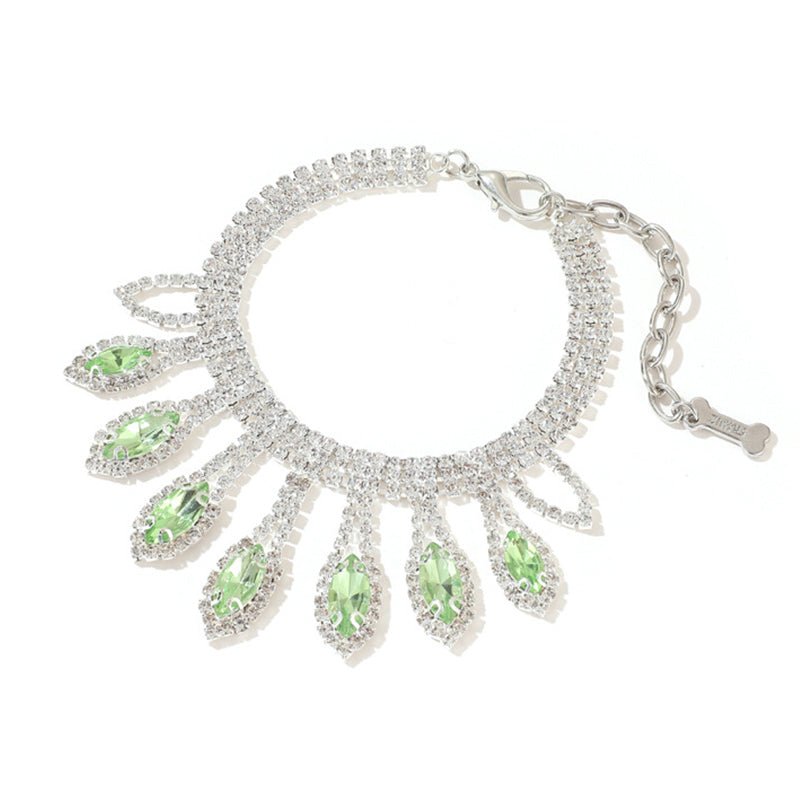 Luxurious Diamond Pendant Dog Cat Collar