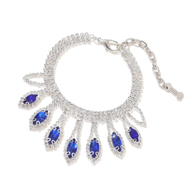 Luxurious Diamond Pendant Dog Cat Collar