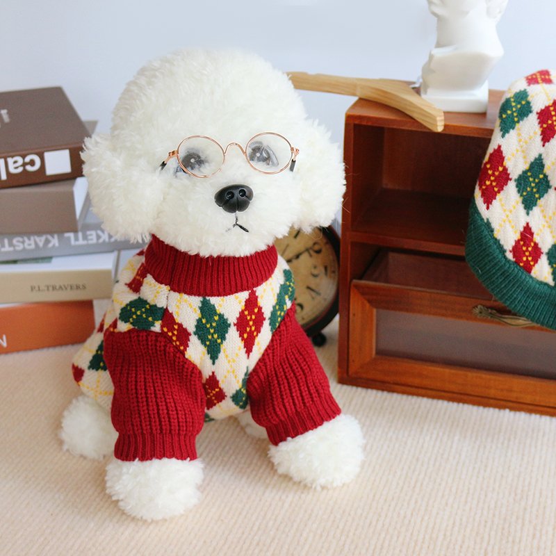 Stylish Cozy Dog Cat Christmas Sweater