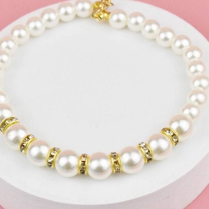 Timeless Pearl Dog Necklace