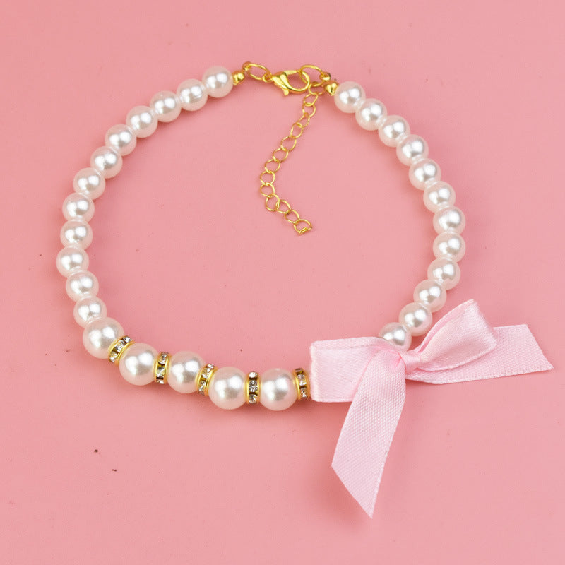 Timeless Pearl Dog Necklace