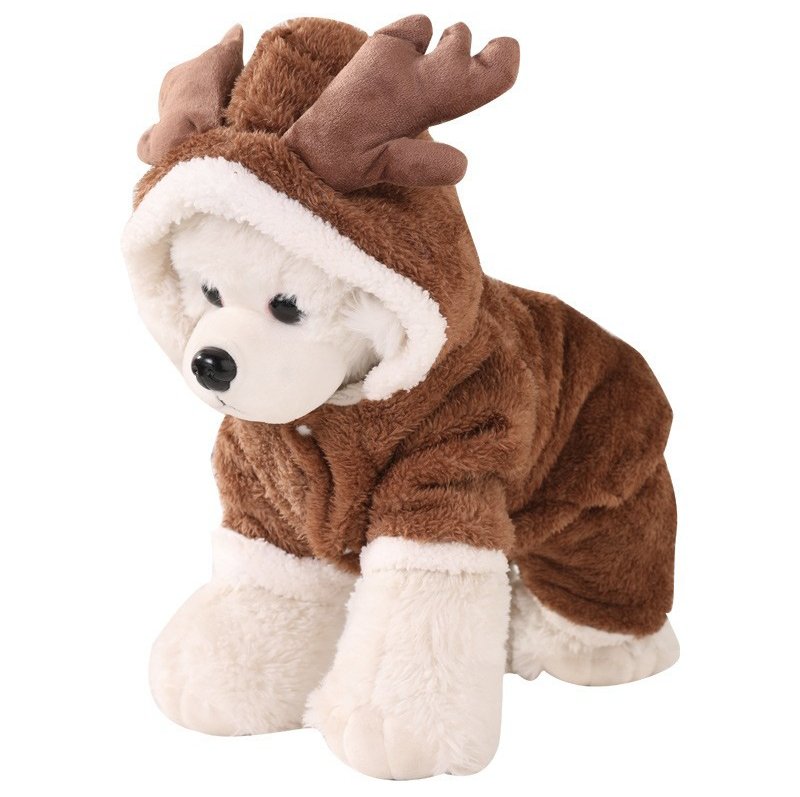 Cozy Christmas Teddy Dog Hoodie