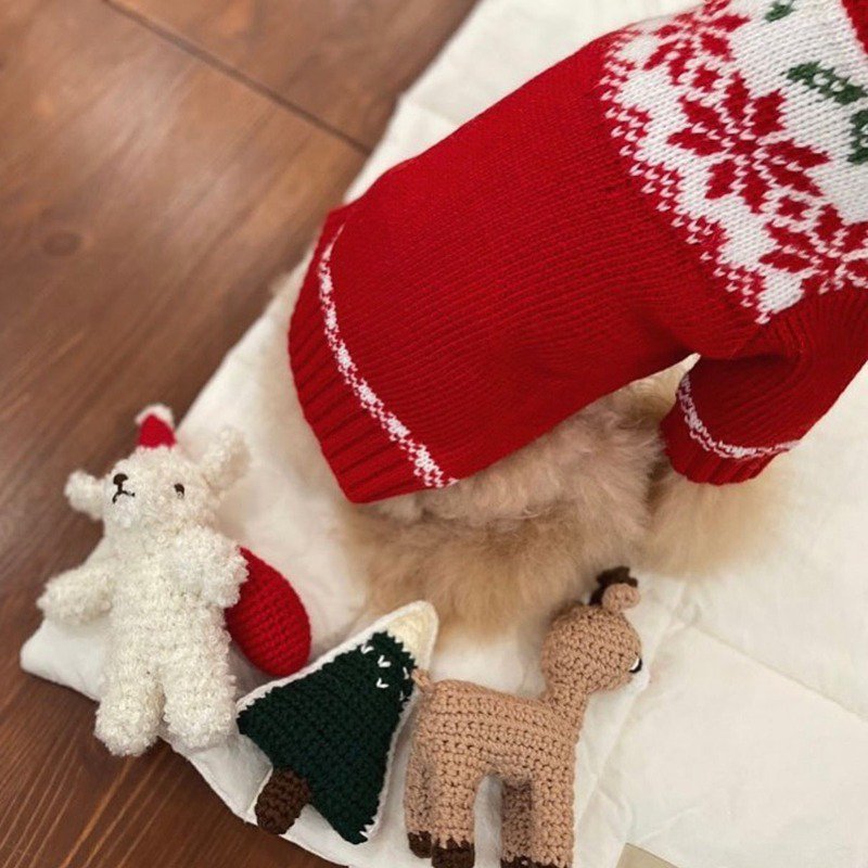 Christmas Warm Small Dog Sweater