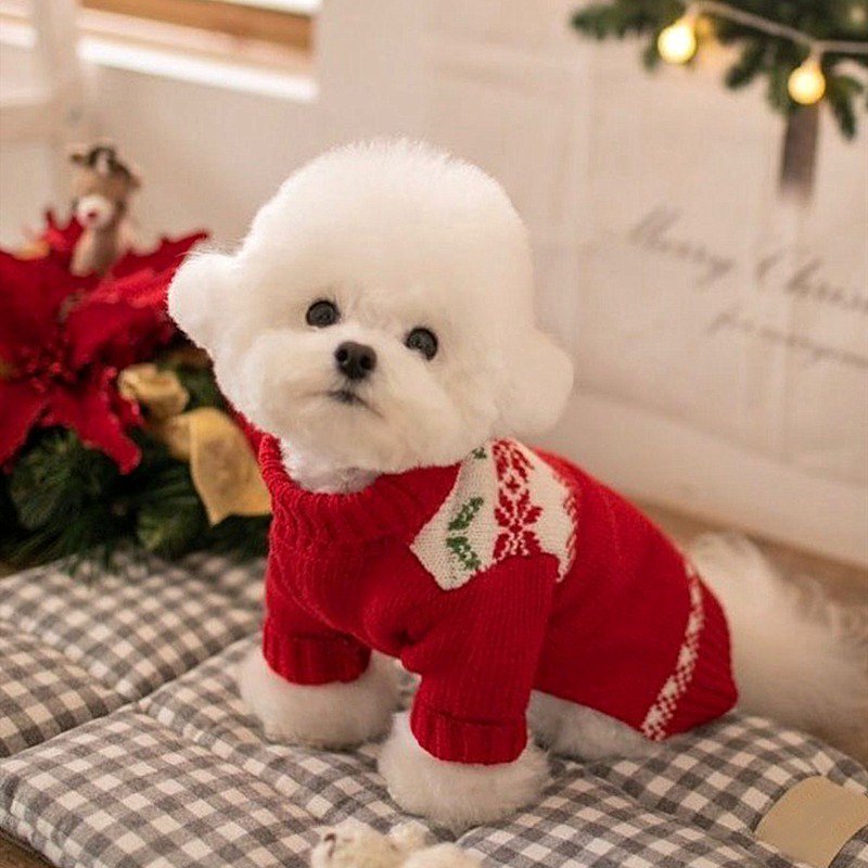 Christmas Warm Small Dog Sweater