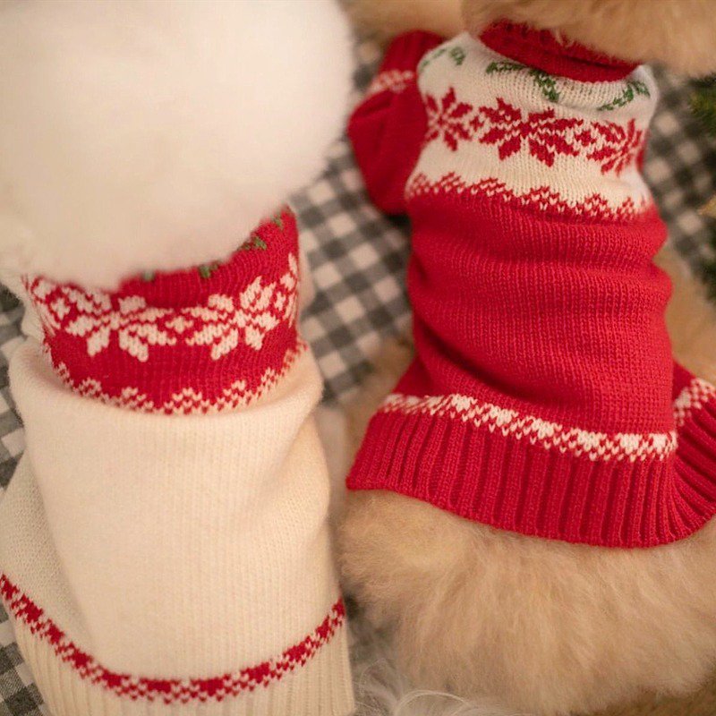Christmas Warm Small Dog Sweater