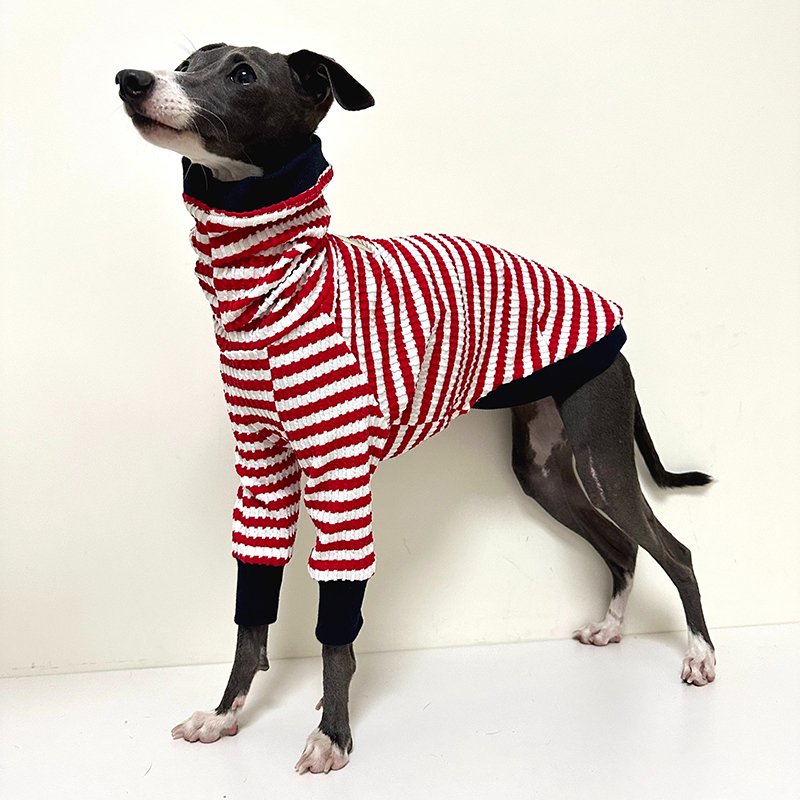 Comfortable Cotton Stripe Dog Sweatshirt