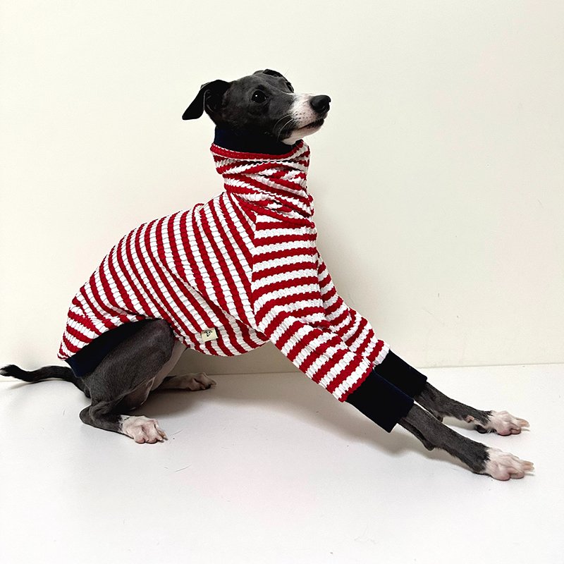 Comfortable Cotton Stripe Dog Sweatshirt
