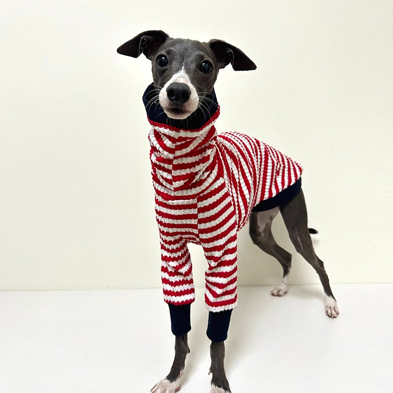 Comfortable Cotton Stripe Dog Sweatshirt