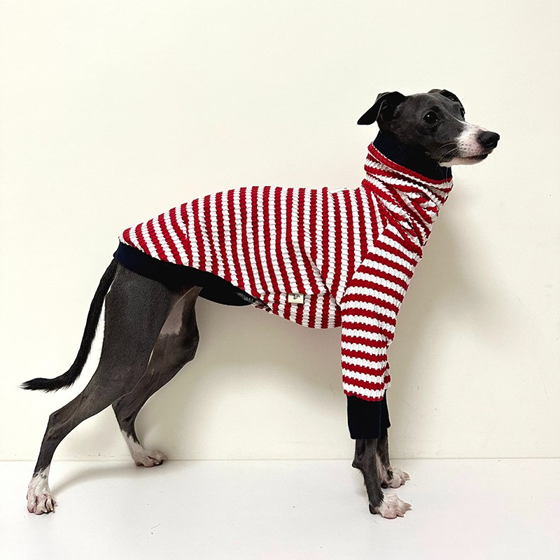 Comfortable Cotton Stripe Dog Sweatshirt