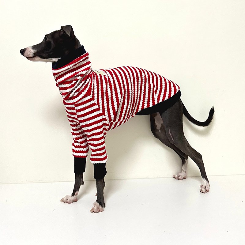 Comfortable Cotton Stripe Dog Sweatshirt