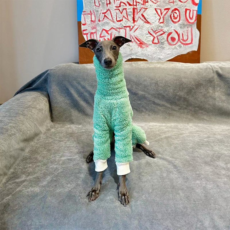 Double Fleece Italian Greyhound Onesie