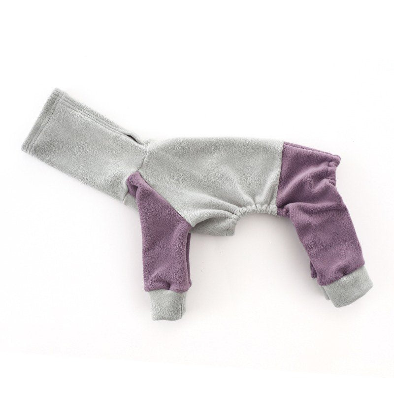 Warm Italian Greyhound Fleece Onesie