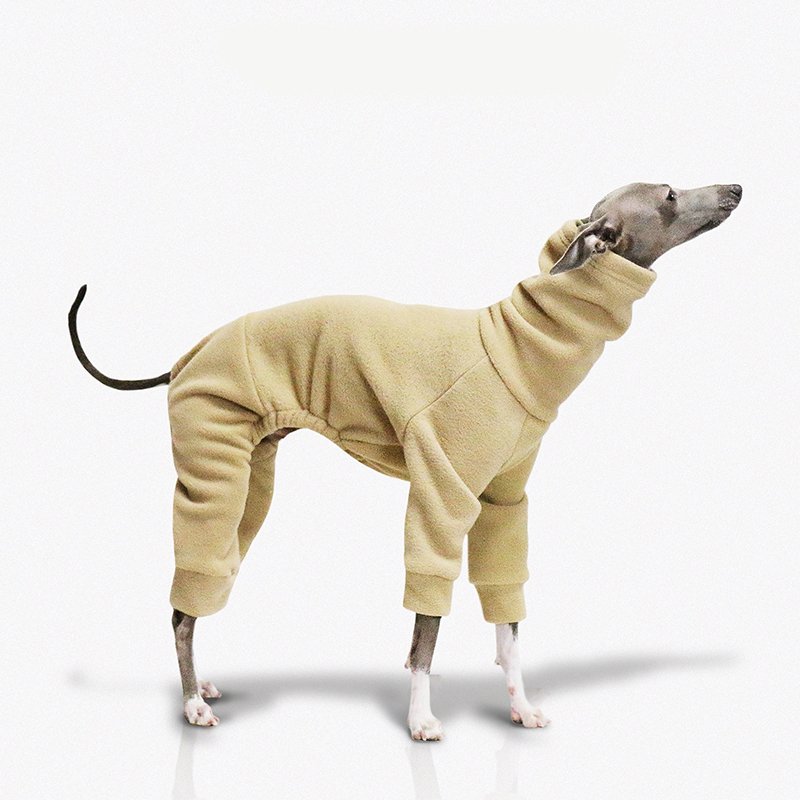 Warm Fleece Italian Greyhound Dog Onesie